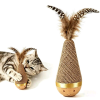 Kattenspeeltje wiebel met pluim - Thumbnail Image 1